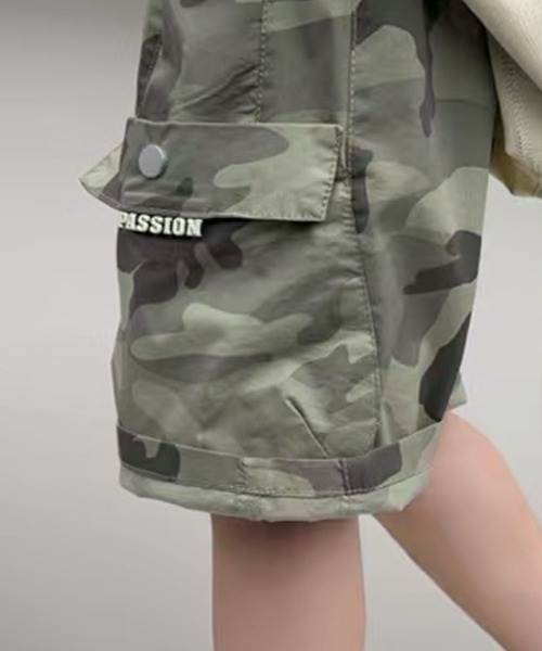 セール】【aimoha-KIDS-】迷彩柄ショートパンツ（その他パンツ