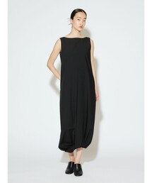 MIDIUMISOLID for Ladies ノースリーブツイストヘムワンピース