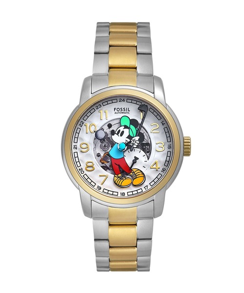 Disney × FOSSIL コラボ♪ ミッキーマウス ゴルフ 腕時計 限定 フォッシルより、ディズニー x フォッシル ミッキーマウス
