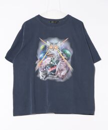 ピグメントアソートBIG ルーズTシャツ/オーバーサイズ半袖Tシャツ