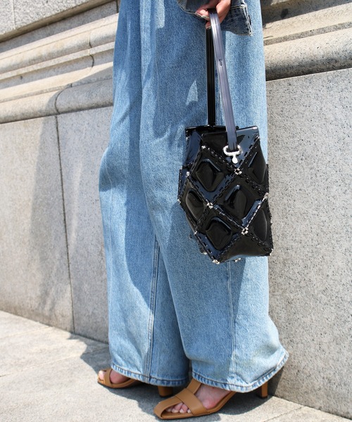 Scrap Book(スクラップブック)の「【52 BY HIKARUMATSUMURA】BOAT(トートバッグ・レディース・ブラック/グレー・FREE)」の11枚目の写真