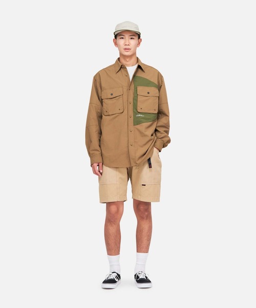 Gramicci（グラミチ）の「NYLON BRENTWOOD SHIRT｜ナイロンブレント 