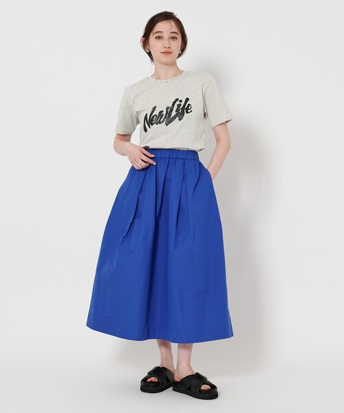 tシャツ 「別注」「MIXTA」NEW LIFE Tシャツ NAVY レディース UNITED ARROWS｜【別注】<MIXTA>NEW LIFE Tシャツ NAVY