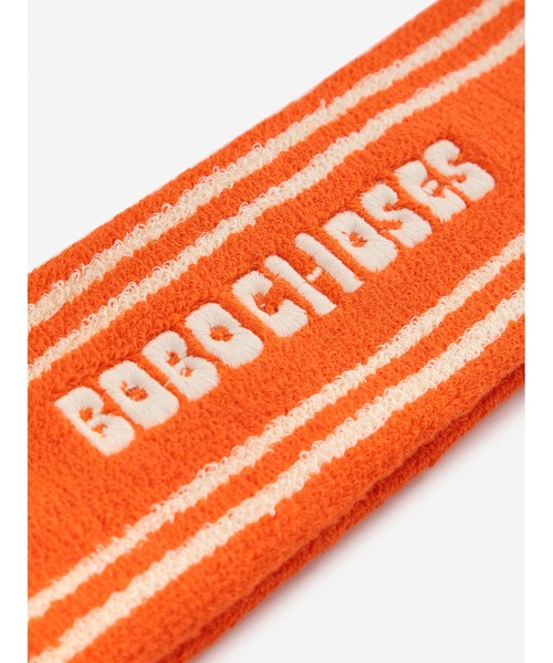 BOBO CHOSES（ボボショーズ）の「Bobo Choses orange terry towel headband（ヘアバンド・キッズ・オレンジ・ONE SIZE）」の3枚目の写真