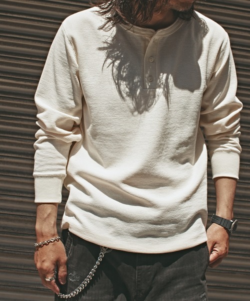 RRL ホワイト長袖カットソー M ワッフル　ヘンリー 000000012304-07-xl.jpg?t=