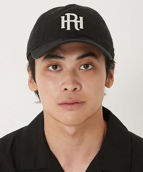 HOLLYWOOD RANCH MARKET(ハリウッドランチマーケット)の「NEWERA HRM 9TWENTYCHAINSTITCH LOGO CAP(キャップ・メンズ・ブラック/ネイビー・ONE SIZE)」の6枚目の写真