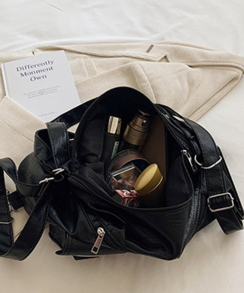 paravion(パラビオン)の「2WAYダブルポケットバッグ(バックパック/リュック・レディース・ブラック・FREE)」の7枚目の写真