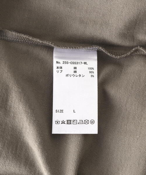 WHITELAND(ホワイトランド)の「【WEB&DEPOT限定】WHITELAND/SILICONTAG SST(Tシャツ/カットソー・レディース・ブラック/ホワイト/ベージュ・S/M/L)」の4枚目の写真