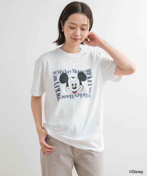 GOOD ROCK SPEED（グッドロックスピード）の「MICKEY MOUSE Tshirt A（Tシャツ/カットソー・レディース・ホワイト・MEDIUM）」の2枚目の写真