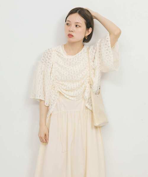 KBF（ケイビーエフ）の「ノースリーブドロストワンピース（ワンピース・レディース・ブルー/アイボリー/ブラック・ONE）」の19枚目の写真