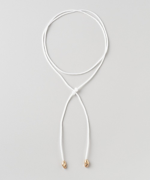 GOLDY（ゴールディ）の「ニュアンス メタル コード チョーカー（チョーカー・レディース・ブラック×シルバー/ブラック×ゴールド/ホワイト×シルバー/ホワイト×ゴールド・FREE）」の13枚目の写真