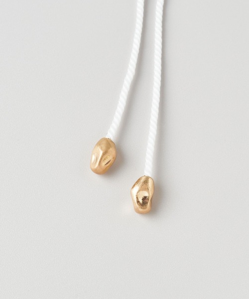 GOLDY（ゴールディ）の「ニュアンス メタル コード チョーカー（チョーカー・レディース・ブラック×シルバー/ブラック×ゴールド/ホワイト×シルバー/ホワイト×ゴールド・FREE）」の5枚目の写真