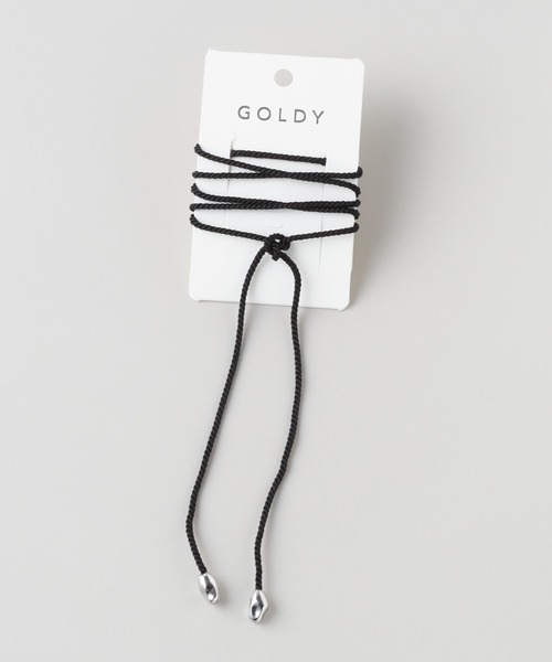 GOLDY（ゴールディ）の「ニュアンス メタル コード チョーカー（チョーカー・レディース・ブラック×シルバー/ブラック×ゴールド/ホワイト×シルバー/ホワイト×ゴールド・FREE）」の8枚目の写真