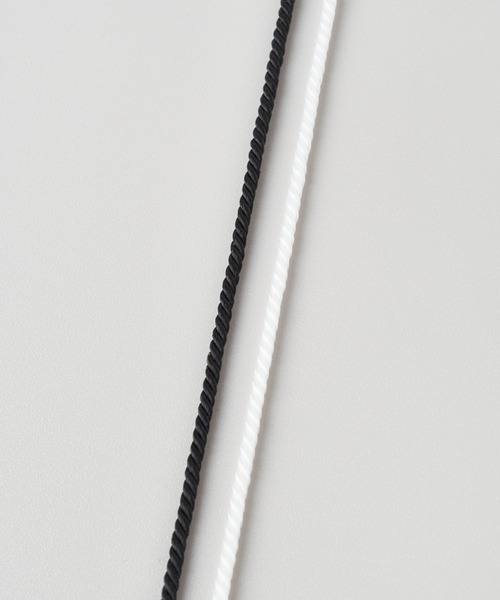 GOLDY（ゴールディ）の「ニュアンス メタル コード チョーカー（チョーカー・レディース・ブラック×シルバー/ブラック×ゴールド/ホワイト×シルバー/ホワイト×ゴールド・FREE）」の7枚目の写真