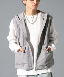 LAND MUSEUM | LAND MUSEUM／ナイロンZIPベスト(シャツ/ブラウス)