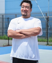 MIZUNO（ミズノ　）の「MIZUNO (ミズノ) NAVIDRY クルーネック 半袖 Tシャツ（Tシャツ/カットソー・メンズ）」