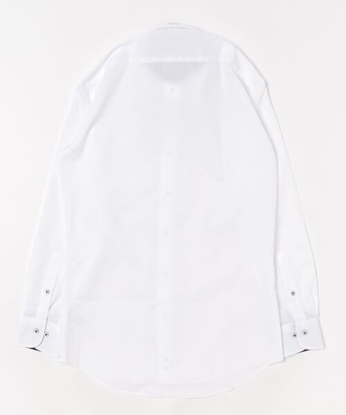 TOKYO SHIRTS(トウキョウシャツ)の「【超形態安定】 形態安定ノンアイロン ワイド 長袖ビジネスワイシャツ(ビジネスシャツ・メンズ・ホワイト・首回り39cm-裄丈80cm/首回り39cm-裄丈84cm/首回り41cm-裄丈82cm/首回り41cm-裄丈86cm/首回り42cm-裄丈82cm/首回り42cm-裄丈86cm/首回り43cm-裄丈82cm/首回り43cm-裄丈86cm/首回り37cm-裄丈80cm/首回り37cm-裄丈84cm)」の7枚目の写真