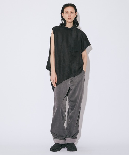 ブラウス シャツ ビューティフルピープル beautiful people double-neck wrinkled silk blouse レディー beautiful people ブラウス シャツ ビューティフルピープル