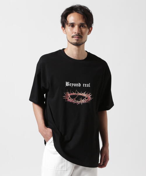 Children of the discordance(チルドレン オブ ザ ディスコ-ダンス)の「Children of the discordance / Second Edition / Beyond Real(Tシャツ/カットソー・メンズ・ブラック/ホワイト・3/2)」の4枚目の写真