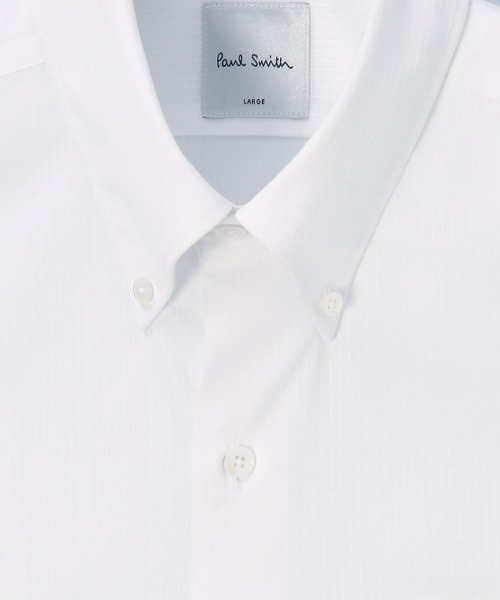 Paul Smith(ポールスミス)の「シャドーピンストライプ ドレスシャツ / 153203 S807PRK(ビジネスシャツ・メンズ・ホワイト/ライトブルー・XX-LARGE/X-LARGE/LARGE/MEDIUM/SMALL)」の4枚目の写真