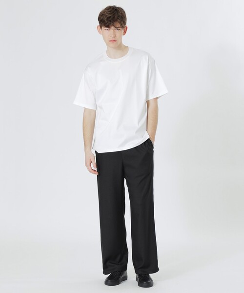 LOVELESS（ラブレス）の「GIZAハイゲージTシャツ（Tシャツ/カットソー・メンズ・オフホワイト・S/M/L）」の2枚目の写真