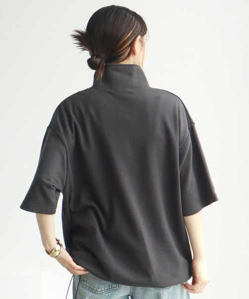 セール】【Mark Gonzales/マーク ゴンザレス】ハーフZIP 裾ドロスト