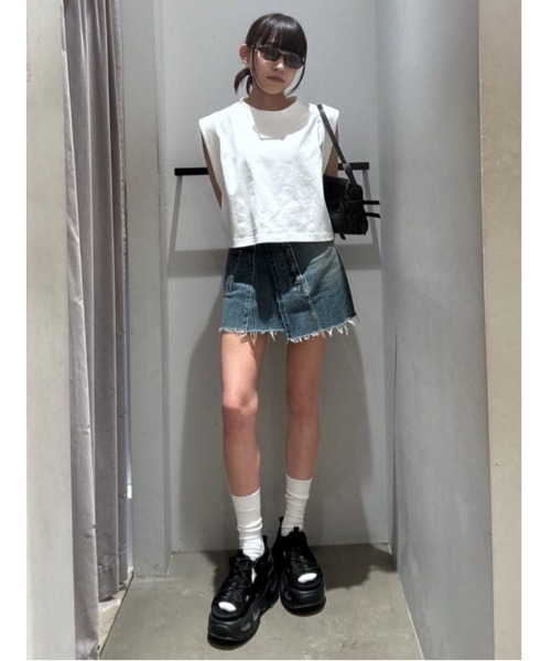 ロールアップスリーブトップス セール】【2サイズ展開】ROLL UP SLEEVE TOPS ロールアップ