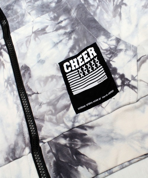 CHEER(チアー)の「タイダイ柄スウェットジップアップパーカー(パーカー・レディース・ブルー/ピンク/グレー・M/S/L)」の13枚目の写真