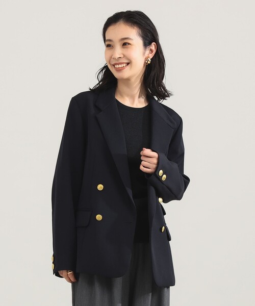 TICCA / ウール 4ボタン ダブルジャケット（テーラードジャケット