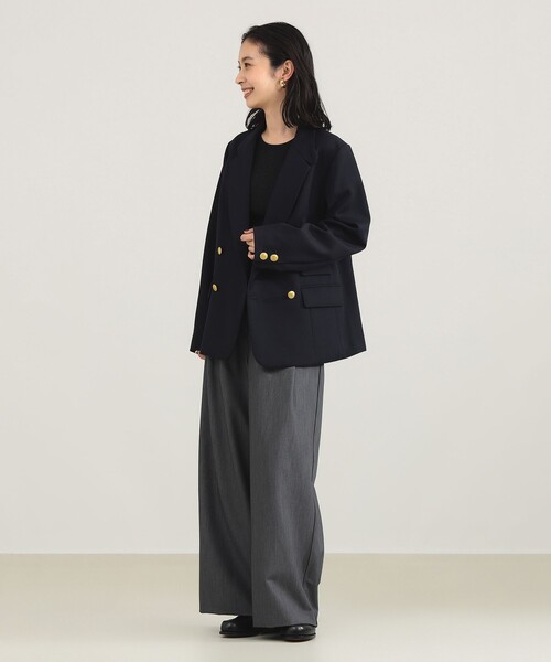 セール】TICCA / ウール 4ボタン ダブルジャケット（テーラード