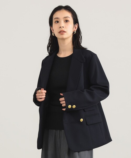 新品・未使用・タグつき　JUSGLITTY ダブル釦テーラージャケット JUSGLITTY（ジャスグリッティー）の「ダブル釦テーラージャケット