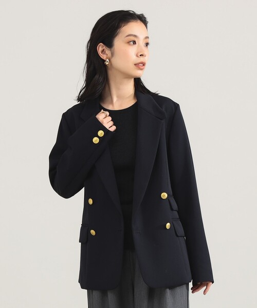 TICCA / ウール 4ボタン ダブルジャケット（テーラードジャケット