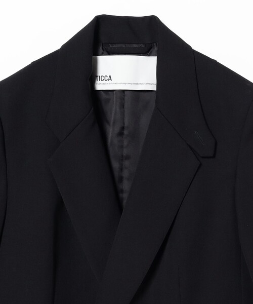 TICCA / ウール 4ボタン ダブルジャケット（テーラードジャケット