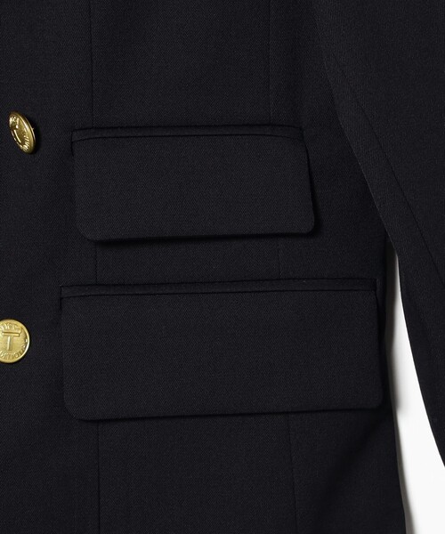 TICCA（ティッカ）の「TICCA / ウール 4ボタン ダブルジャケット（テーラードジャケット・レディース・ネイビー・2/1）」の11枚目の写真