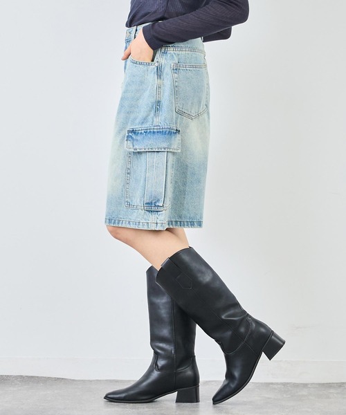 ANAP(アナップ)の「カーゴハーフデニムパンツ(デニムパンツ・レディース・ライトブルー・S/M)」の13枚目の写真