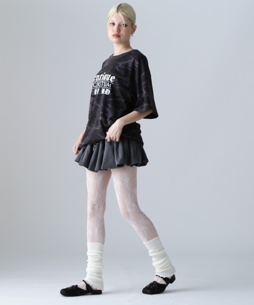 L.H.P(エルエイチピー)の「VENTIQUE/ベンティーク/カモTee(Tシャツ/カットソー・レディース・ブラック/カモフラージュ・FREE)」の5枚目の写真