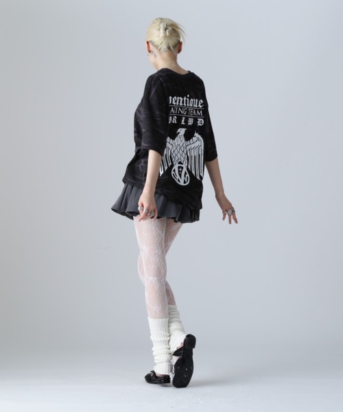 L.H.P(エルエイチピー)の「VENTIQUE/ベンティーク/カモTee(Tシャツ/カットソー・レディース・ブラック/カモフラージュ・FREE)」の8枚目の写真