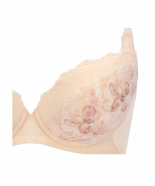 TRIUMPH(トリンプ)の「天使のブラ 魔法のハリ感636 ブラジャー【D,E,Fカップ】 TR636 WHU(ブラジャー・レディース・ブラウン/ホワイト/ベージュ/パープル/オレンジ/ライトグリーン/ダークブルー/ライトピンク・D65/D70/D75/E70/E75/D80/E65/E80/F70/F75)」の9枚目の写真
