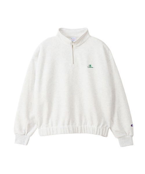 Championハーフジップスウェットシャツ セール】【Champion/チャンピオン】レディース ハーフジップスウェット