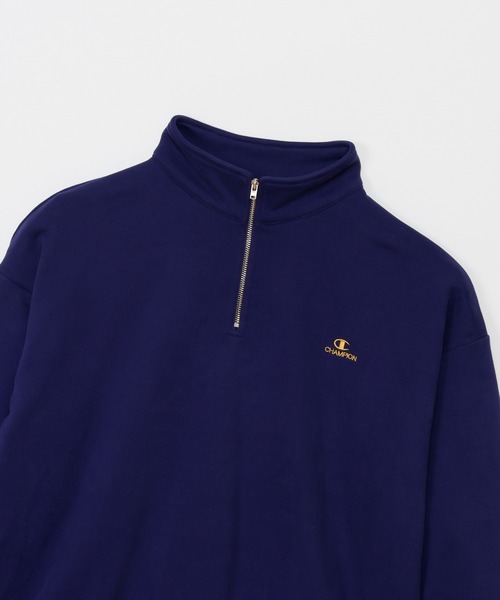 セール】【Champion/チャンピオン】レディース ハーフジップスウェット