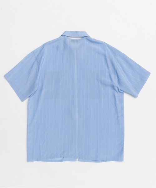 Striped Zip Shirt/ストライプジップシャツ【MAISON SPECIAL