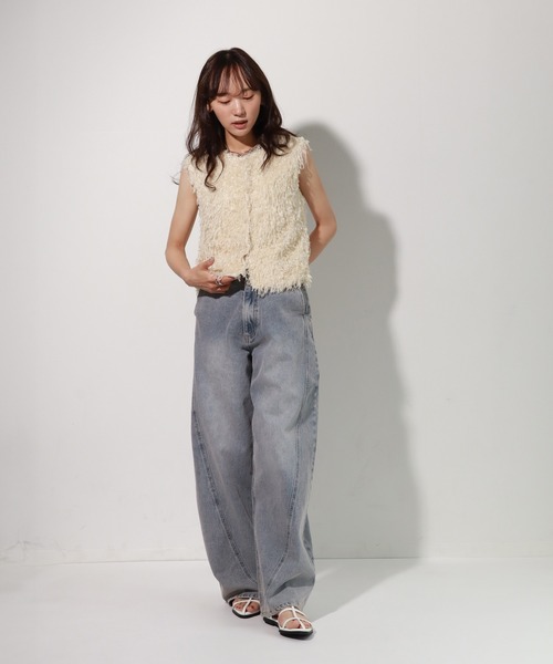 NOGLE(ノグル)の「【NOGLE/ノグル】Tストラップミュールサンダル(サンダル・レディース・ブラック/ホワイト/シルバー・22.5cm/24.5cm/23.5cm)」の18枚目の写真