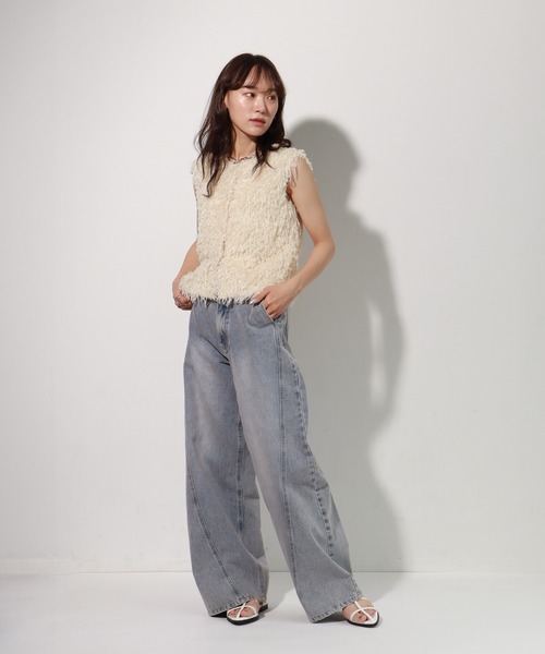 NOGLE(ノグル)の「【NOGLE/ノグル】Tストラップミュールサンダル(サンダル・レディース・ブラック/ホワイト/シルバー・22.5cm/24.5cm/23.5cm)」の17枚目の写真