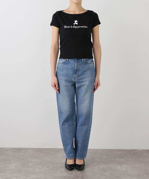 Rest&Recreation（レストアンドレクリエーション）の「【Rest&Recreation/レストアンドレクリエーション】 LIP NECK Tシャツ（Tシャツ/カットソー・レディース・ブラック/ホワイト・FREE）」の10枚目の写真