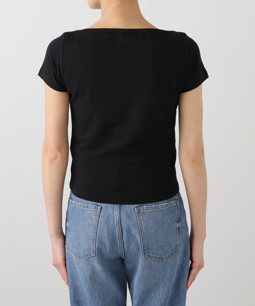 Rest&Recreation（レストアンドレクリエーション）の「【Rest&Recreation/レストアンドレクリエーション】 LIP NECK Tシャツ（Tシャツ/カットソー・レディース・ブラック/ホワイト・FREE）」の13枚目の写真