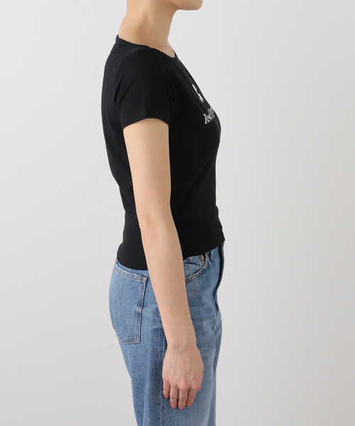 Rest&Recreation（レストアンドレクリエーション）の「【Rest&Recreation/レストアンドレクリエーション】 LIP NECK Tシャツ（Tシャツ/カットソー・レディース・ブラック/ホワイト・FREE）」の14枚目の写真