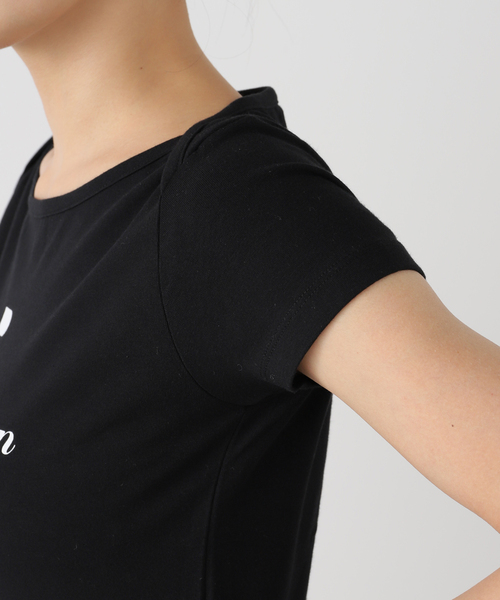 Rest&Recreation（レストアンドレクリエーション）の「【Rest&Recreation/レストアンドレクリエーション】 LIP NECK Tシャツ（Tシャツ/カットソー・レディース・ブラック/ホワイト・FREE）」の15枚目の写真