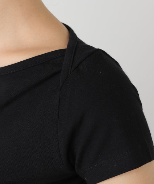 Rest&Recreation（レストアンドレクリエーション）の「【Rest&Recreation/レストアンドレクリエーション】 LIP NECK Tシャツ（Tシャツ/カットソー・レディース・ブラック/ホワイト・FREE）」の16枚目の写真