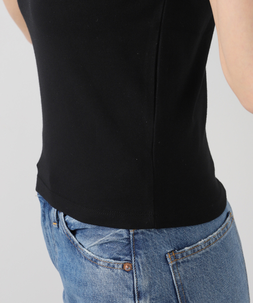 Rest&Recreation（レストアンドレクリエーション）の「【Rest&Recreation/レストアンドレクリエーション】 LIP NECK Tシャツ（Tシャツ/カットソー・レディース・ブラック/ホワイト・FREE）」の17枚目の写真