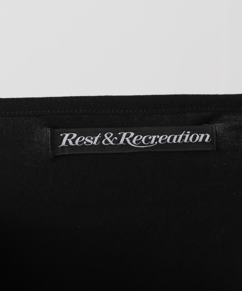 Rest&Recreation（レストアンドレクリエーション）の「【Rest&Recreation/レストアンドレクリエーション】 LIP NECK Tシャツ（Tシャツ/カットソー・レディース・ブラック/ホワイト・FREE）」の18枚目の写真